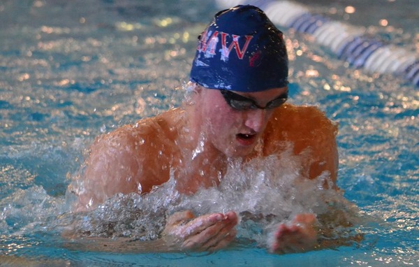 UMW Men's Swimming in Second Place After Day One at Gettysburg Invite