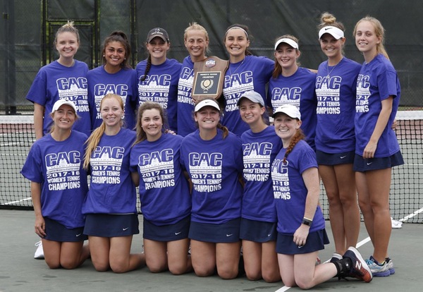 UMW Women's Tennis Tops Christopher Newport, 5-1, for 2018 CAC Championship; Eagles Claim 15th Straight League Crown