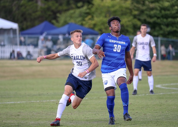 #13 UMW Men's Soccer Downs Southern Va., 10-0; Eagles Clinch Top Seed in CAC Tourney