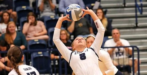 UMW Volleyball Splits Pair of Matches on Saturday; Falls at #12 Eastern, Sweeps Rowan